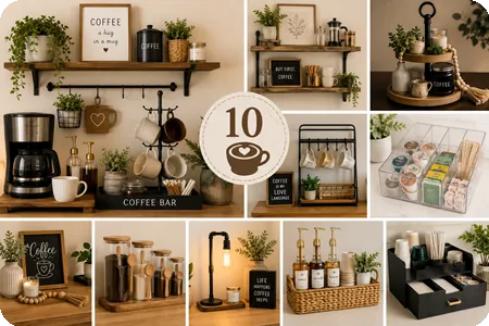 10 Best Coffee Station Decor Ideas from Amazon