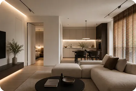A Minimalist Apartment Makeover Done Right