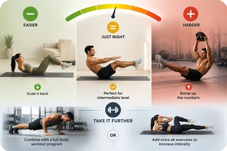 Adjust the Challenge to Your Fitness Level
