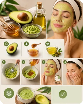 Deep hydration mask