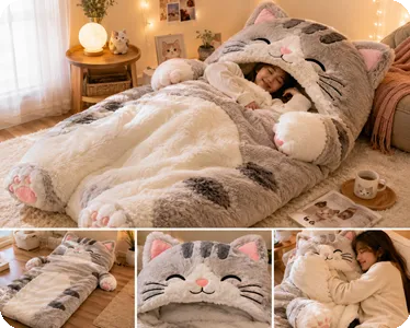 Fluffy Cat Sleeping Bags: Cozy, Cute & Purrfectly Made for Cat Lovers