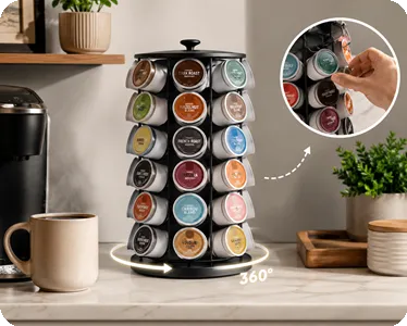 Rotating Coffee Pod Carousel