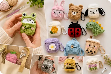 12 Free Crochet AirPod Case Patterns You Can Make Today