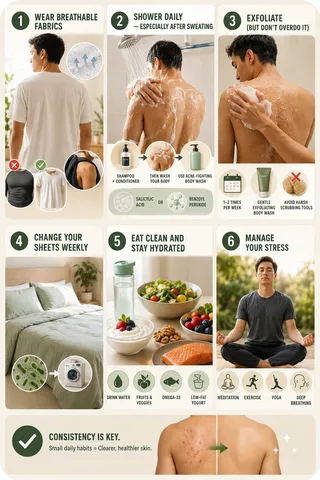 6 Golden Rules to Prevent and Treat Back Acne
