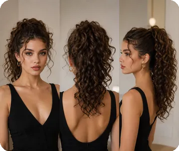 Classic Curly Ponytail