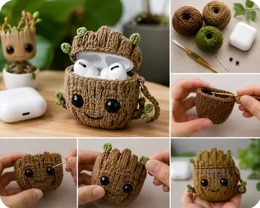 DIY Groot AirPods Case