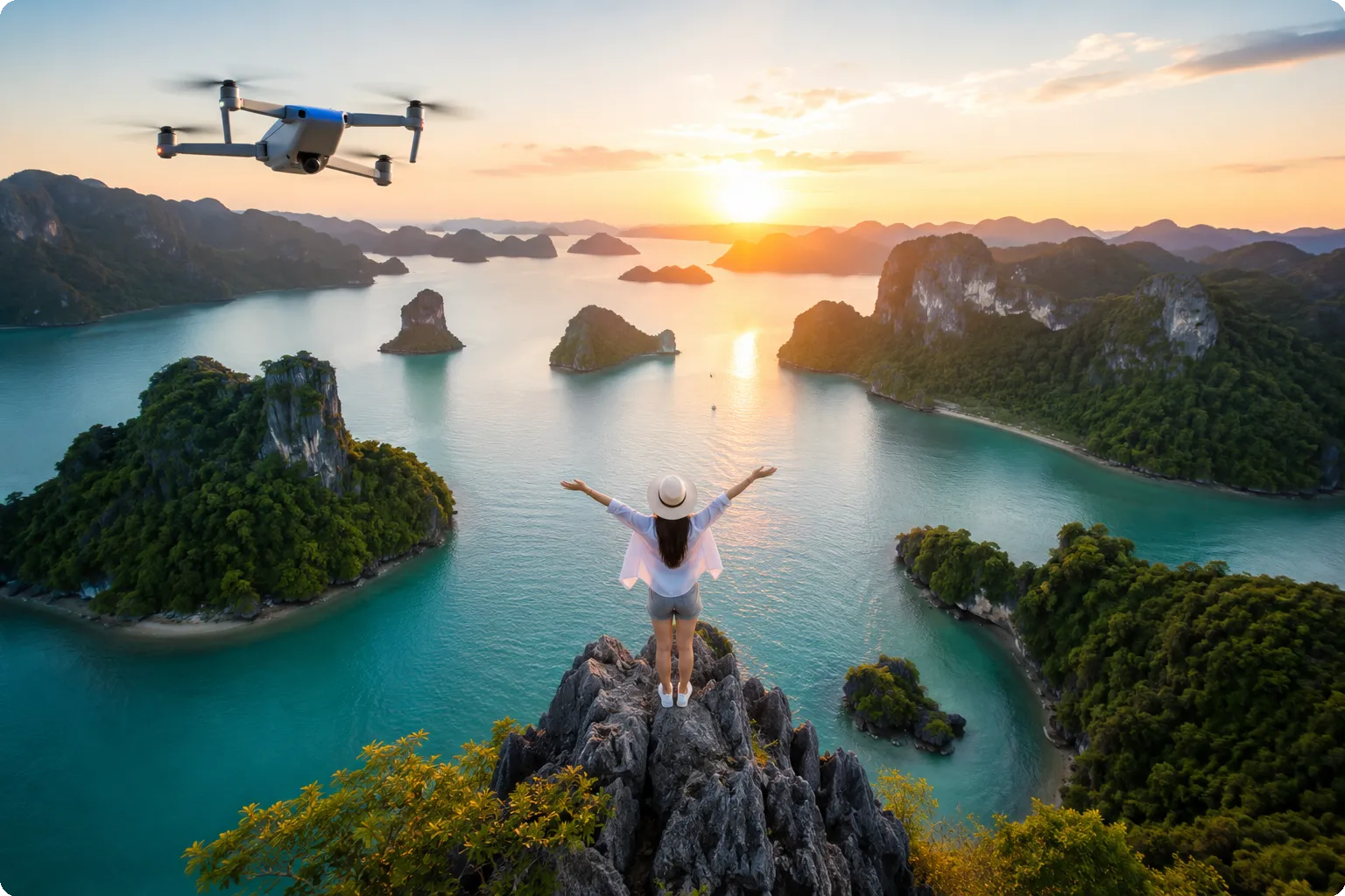 Fly a Drone for Aerial Selfies