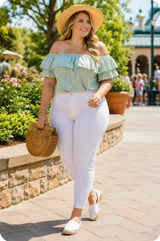Garden Getaway in Gingham