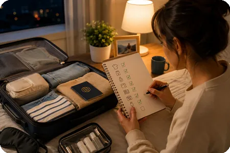 Go Through Your Packing List