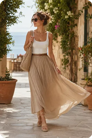 Maxi Skirt + Tank
