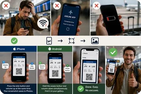 Screenshot Your Boarding Pass