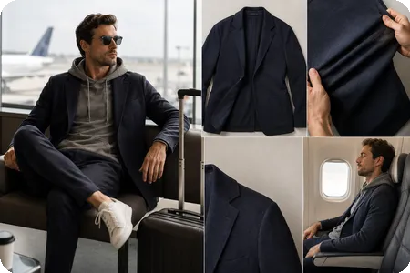 The Unstructured Jersey Blazer